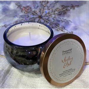 Vineyard Hill Naturals Paddywax Whiskey & Oak Soy Wax Candle 9 Oz Discon…